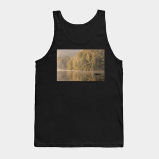 'Lone Boat, Still Loch', Loch faskally, Pitlochry. Tank Top